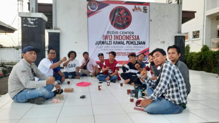 Konsisten Kawal Pemilu 2024, Media Center Jurnalis Kawal Pemilihan IWO Indonesia Tetap Solid