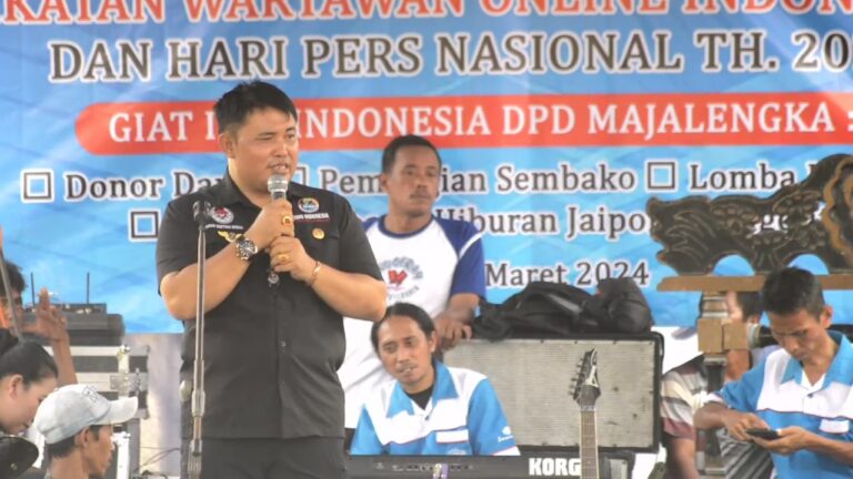 Ketua Umum IWO Indonesia hadiri Giat Gebyar HUT IWOI Ke 6 dan HPN 2024 di Kabupaten Majalengka